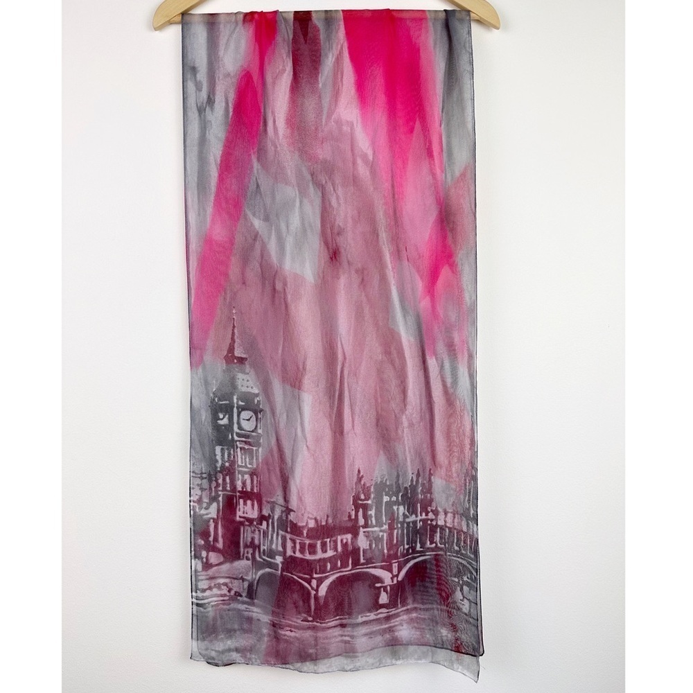 London Palace of Westminster Sheer Scarf